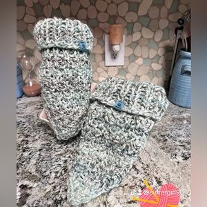 New Hand knit kerchiefs, super soft and super warm.